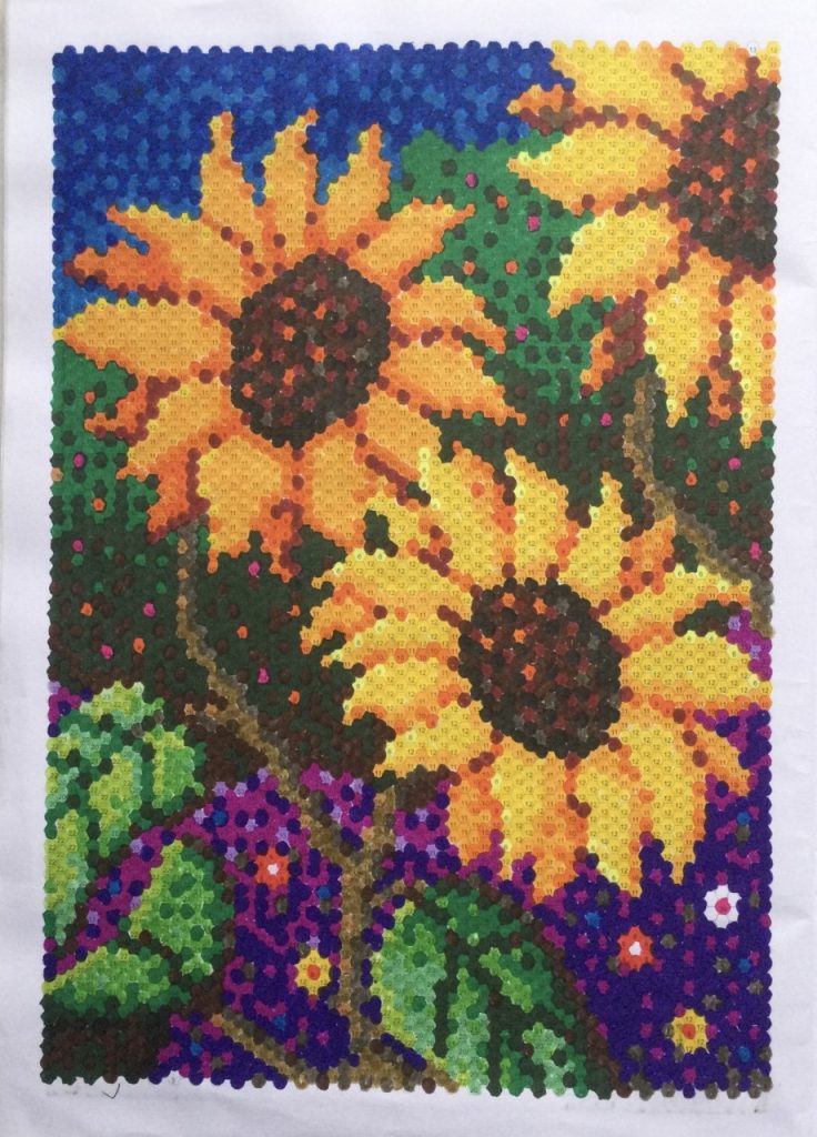 zonnebloemen-extraordinary coloring by number-uitgeverij wins-holland.jpg