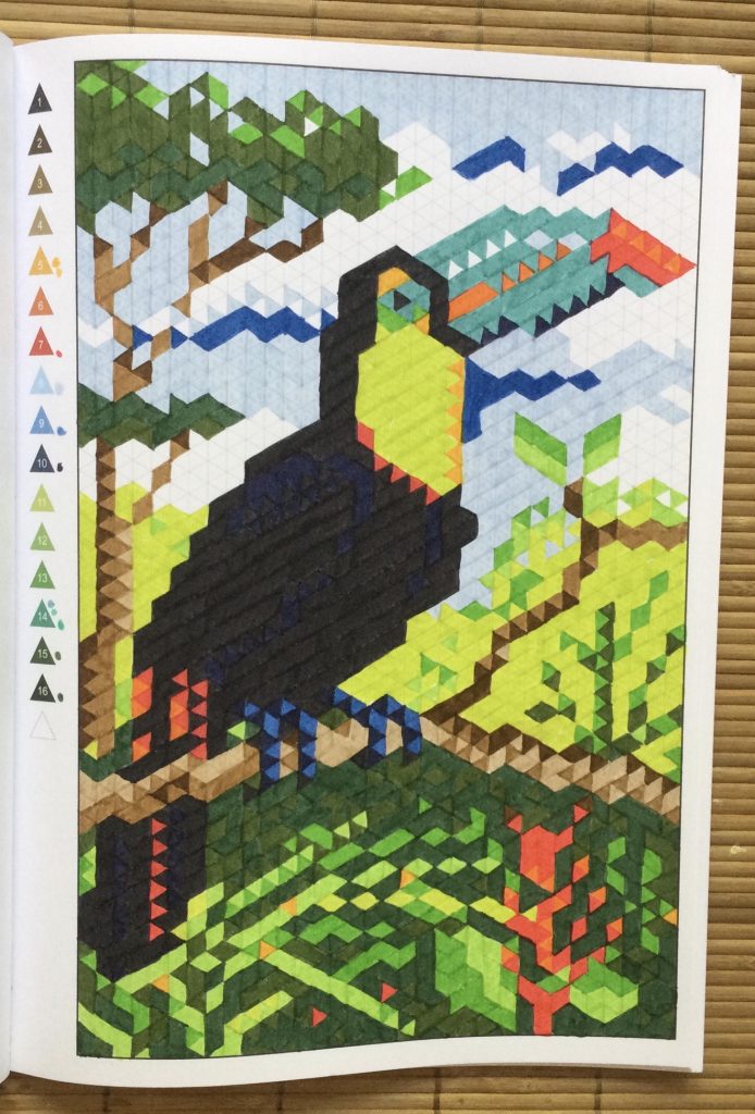 toekan- kleuren op nummer 2- extreme kleurpuzzels voor volwassenen-john woodcock.jpg