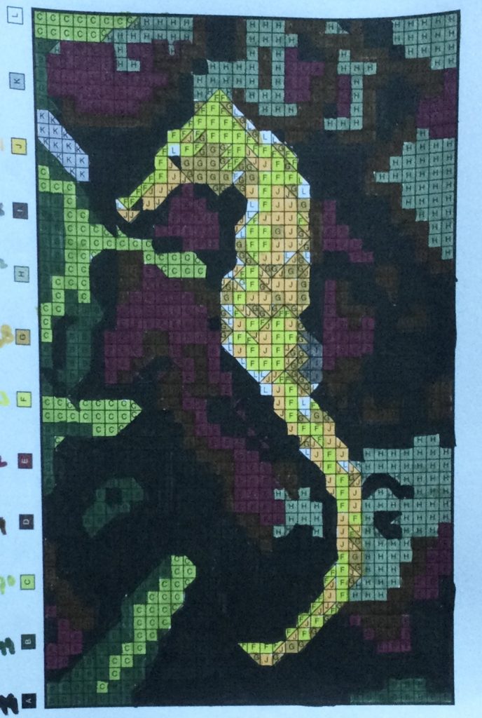 zeepaardje-pixel puzzles van Braingames.jpg